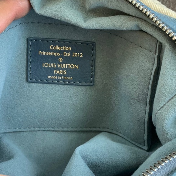 Louis Vuitton Cream and Blue Crossbody Bag with Signature Monogram - Picture 5 of 16